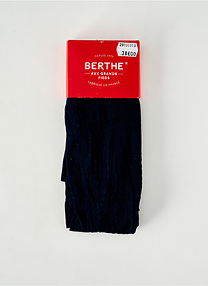 Collants Imprimé Fantaisie Bleu Berthe Aux Grands Pieds Femme