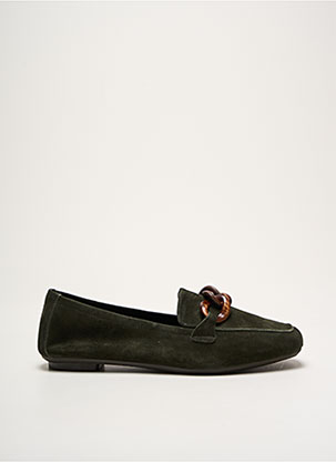 MOKA④ Mocassins effet natté métallisé avec patte Beige | Afibel