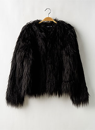 Manteau Court Manches Longues Noir Boohoo Femme 2521747-noir00