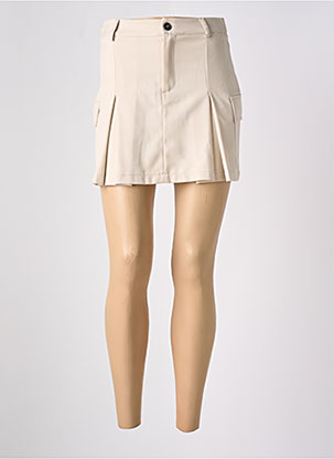 Jupe Courte Poches Beige Angela Davis Femme 2525237-beige0 Modz