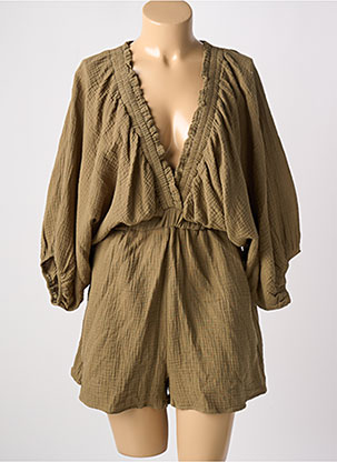 Combishort Coupe Cintrée Vert Kilky Femme 2523672-vert00 Modz - Main Image