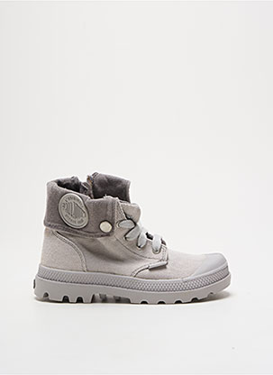 Baskets Bout Rond Gris Palladium Garçon 2532001-gris00 Modz