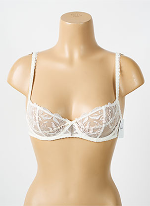 Soutien-gorge Effet Matière Satinée Blanc Aubade Femme 2508755