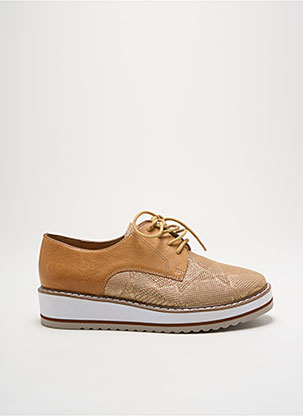 Derbies Talon Compensé Marron Fugitive By Francesco Rossi Femme
