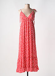 Robe Longue Portefeuille - Imprimé Floral Chocolat | Paris Fashion Shops