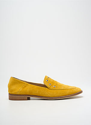 Mocassins Nubuck Jaune France Mode Femme 2655221-jaune0 Modz